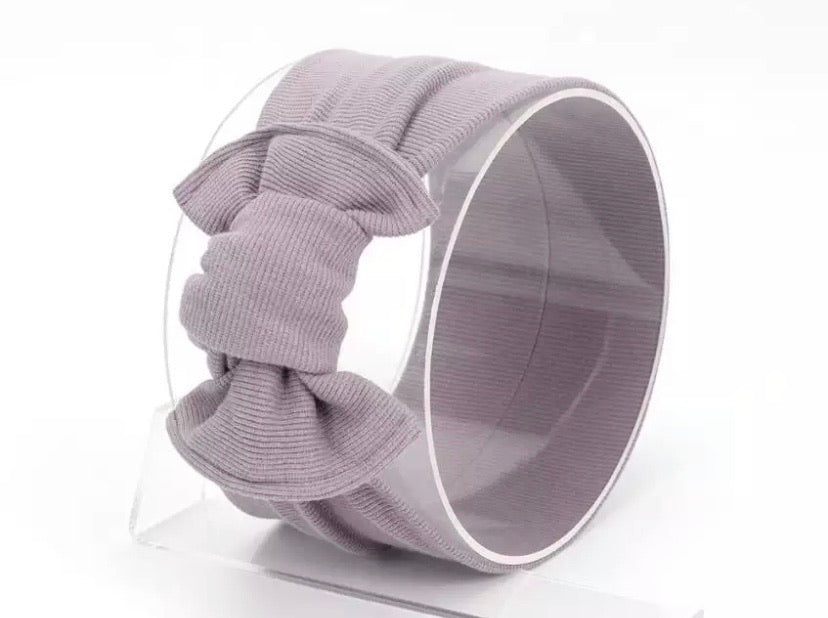 Bella headwrap/headband - Blue or Light Grey