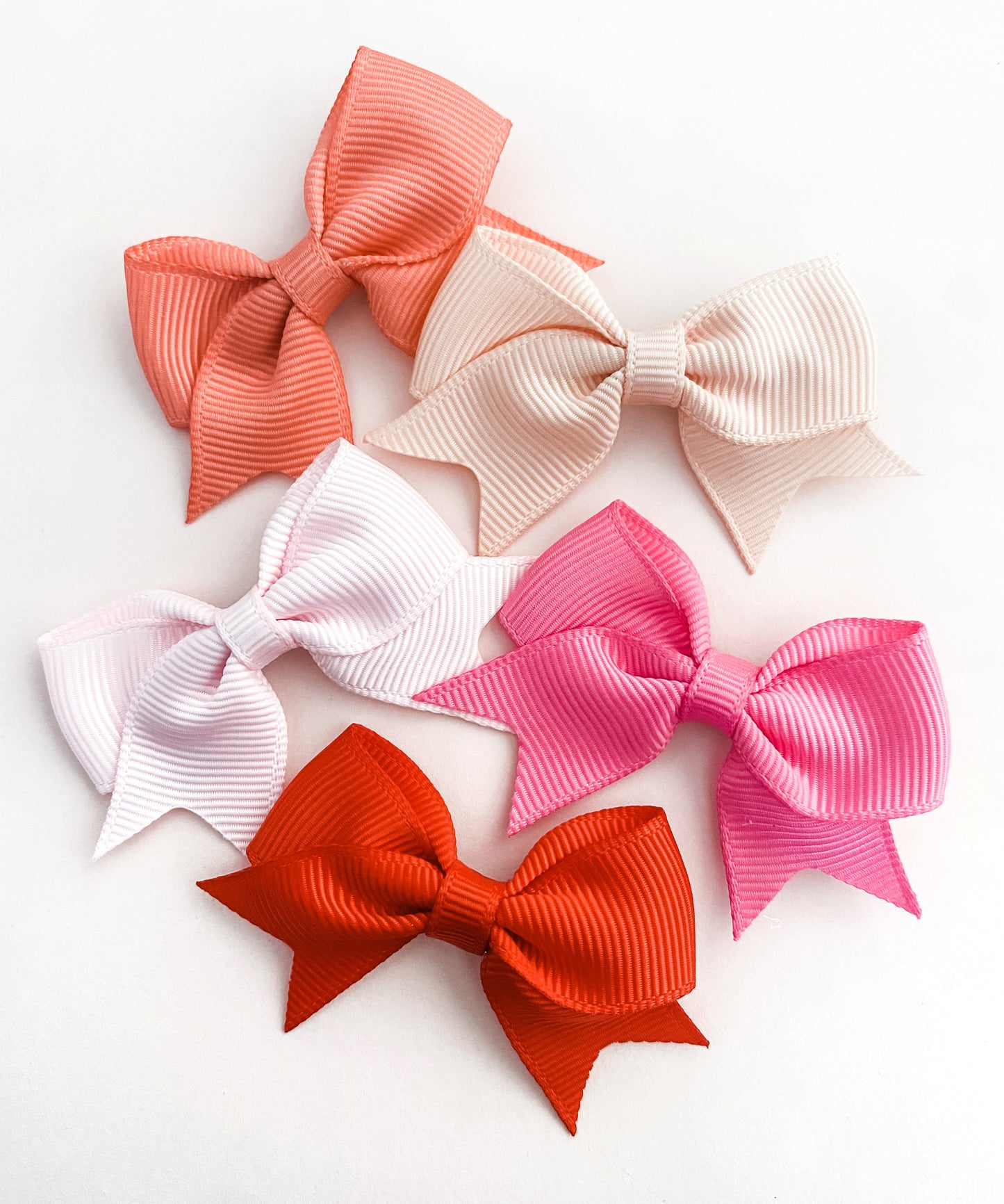 Petunia set of 5 bows