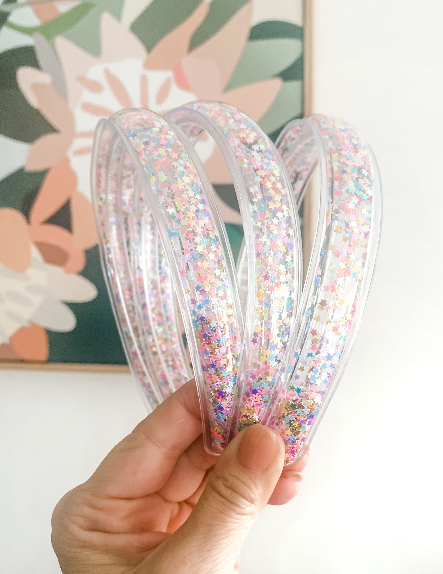Sequin Stars solid headband - 3 new colours!