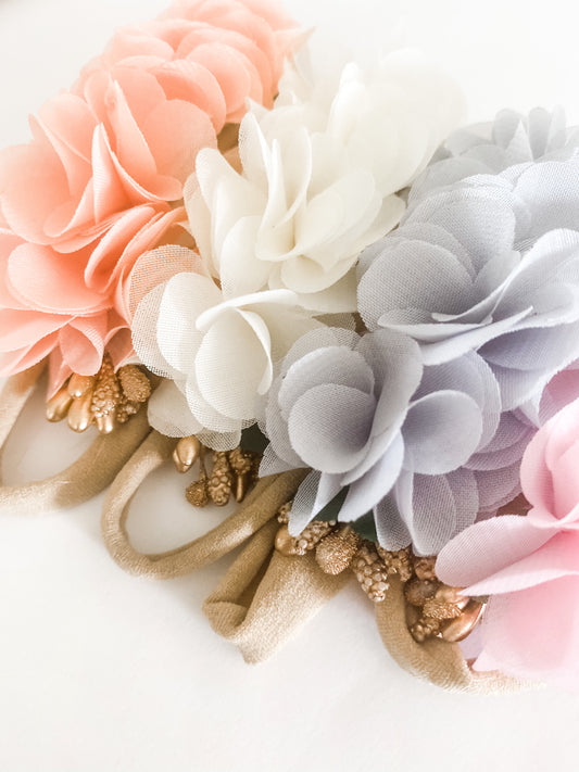Arabella stretch headbands- 4 colours to choose from