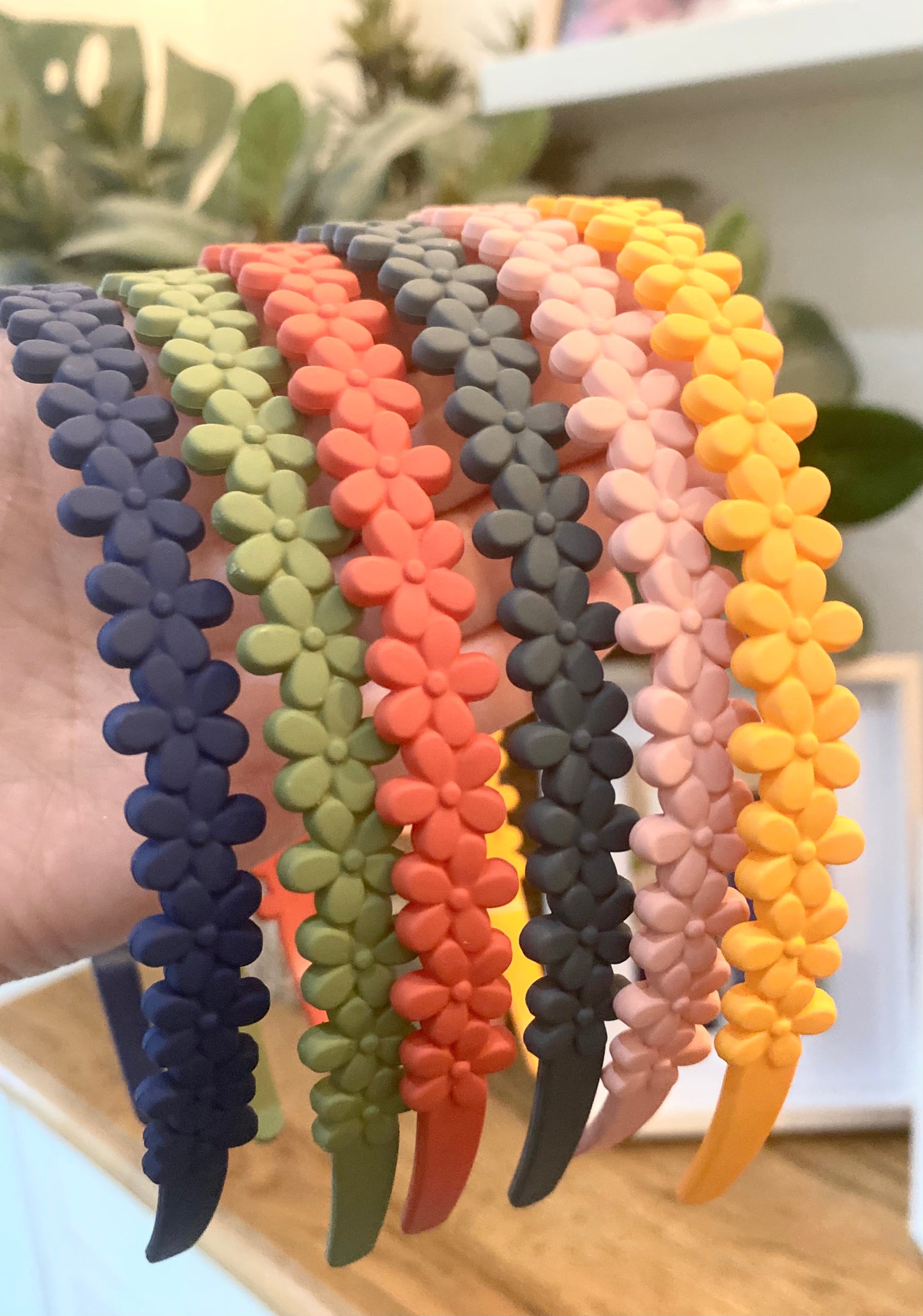Daisy chain headbands- 8 colours to choose from