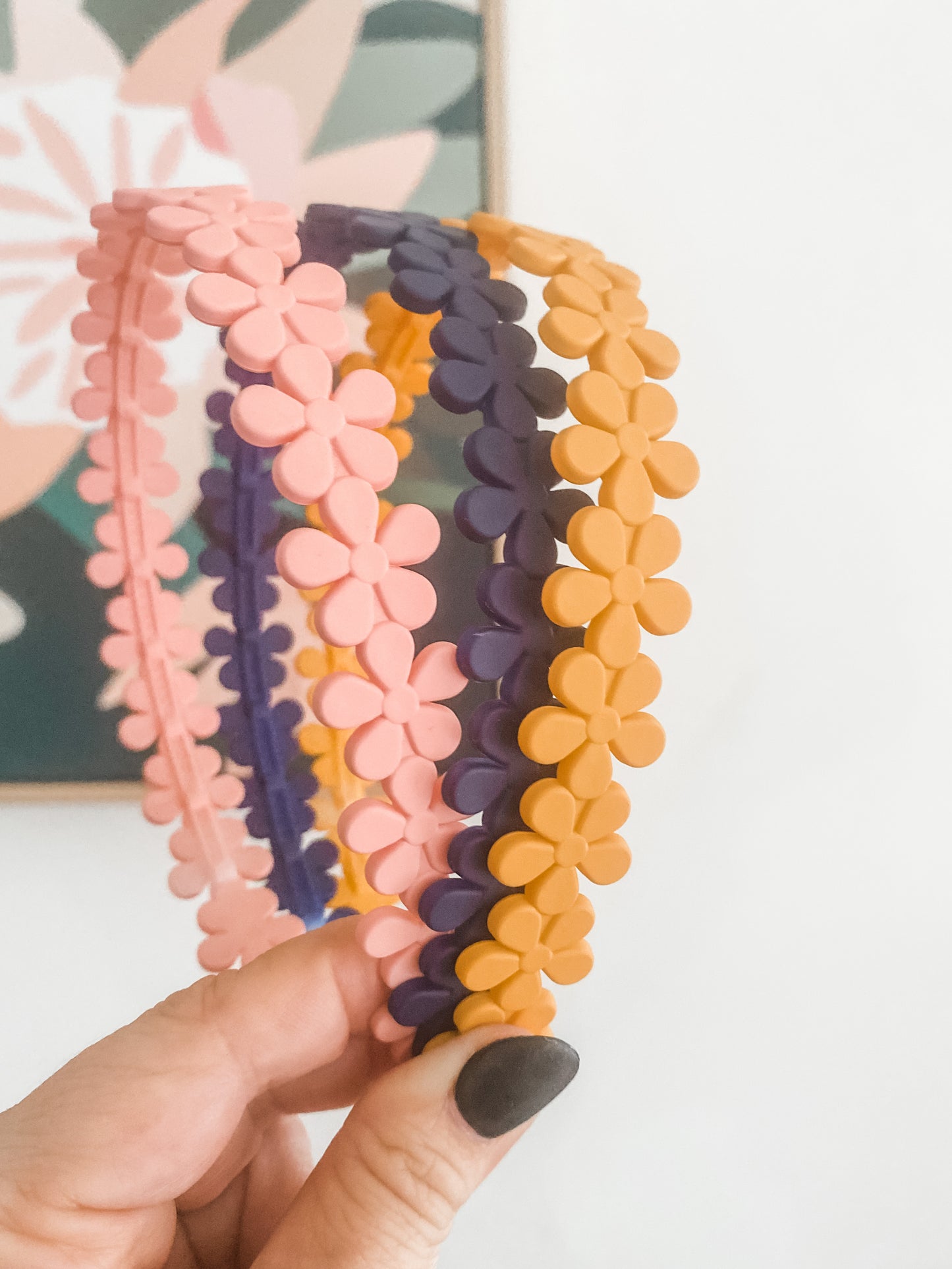 Daisy chain headbands- 8 colours to choose from