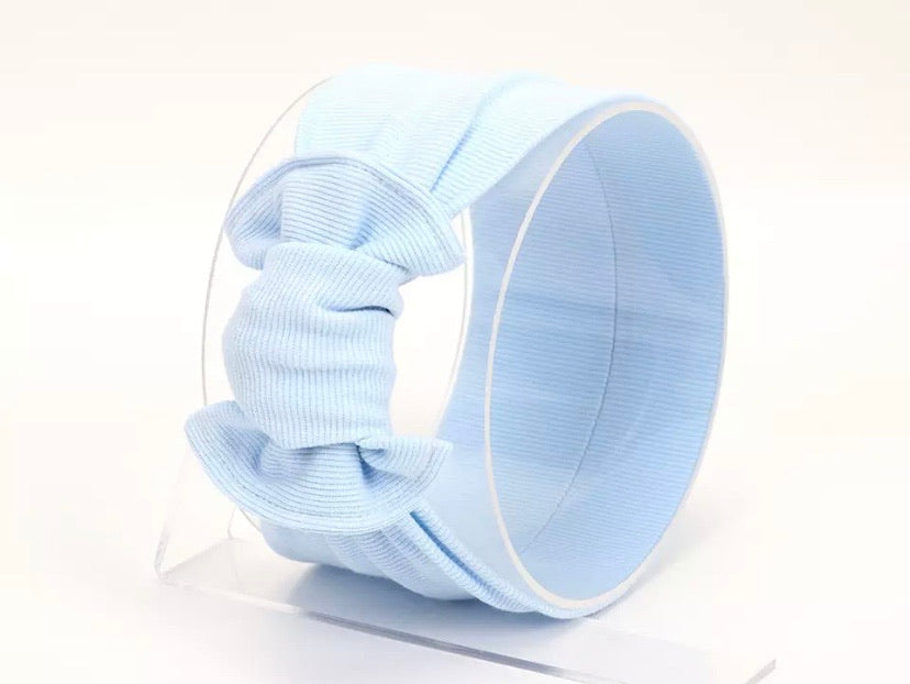 Bella headwrap/headband - Blue or Light Grey