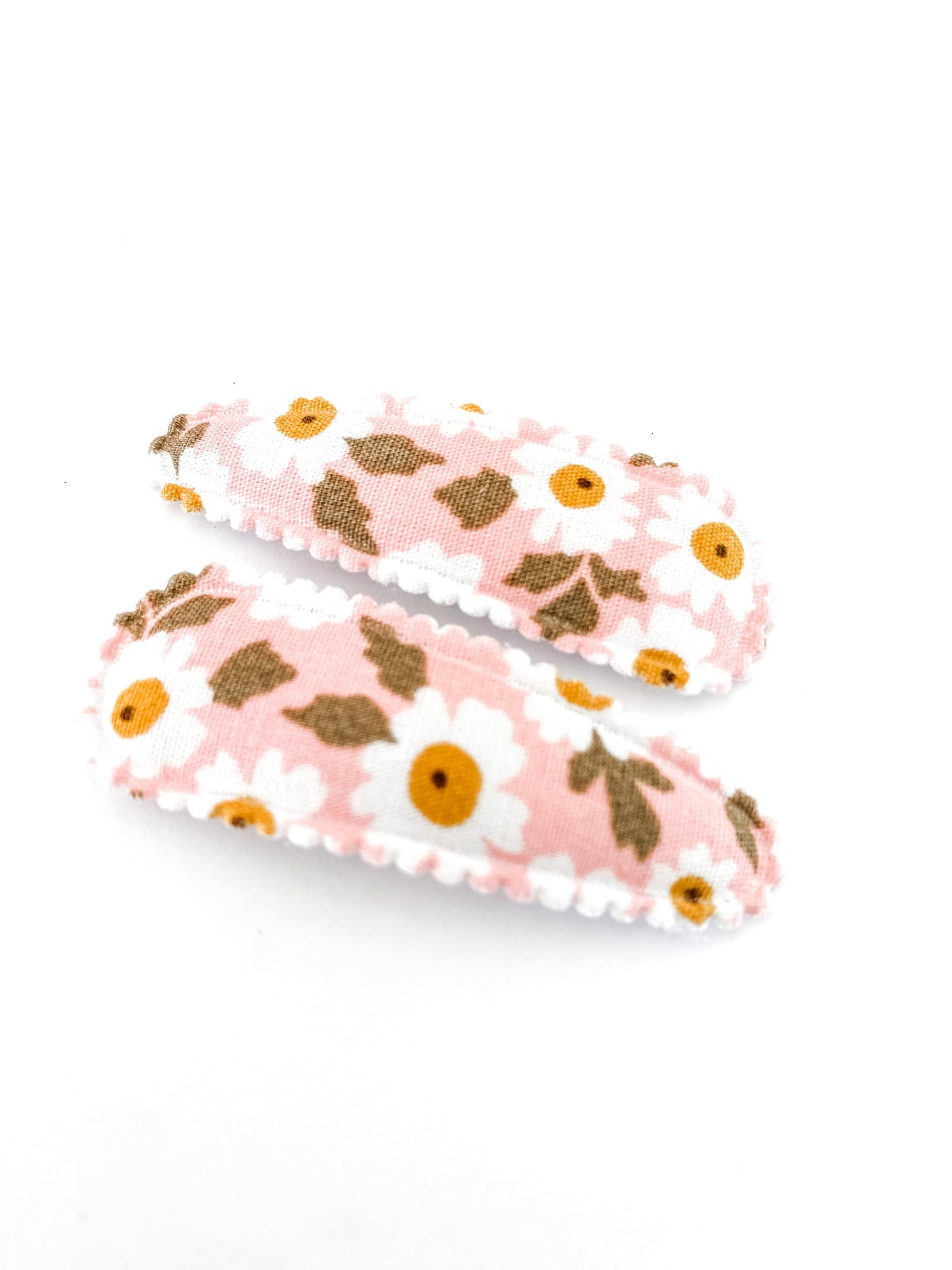 Heidi - Fabric Snap clip duo