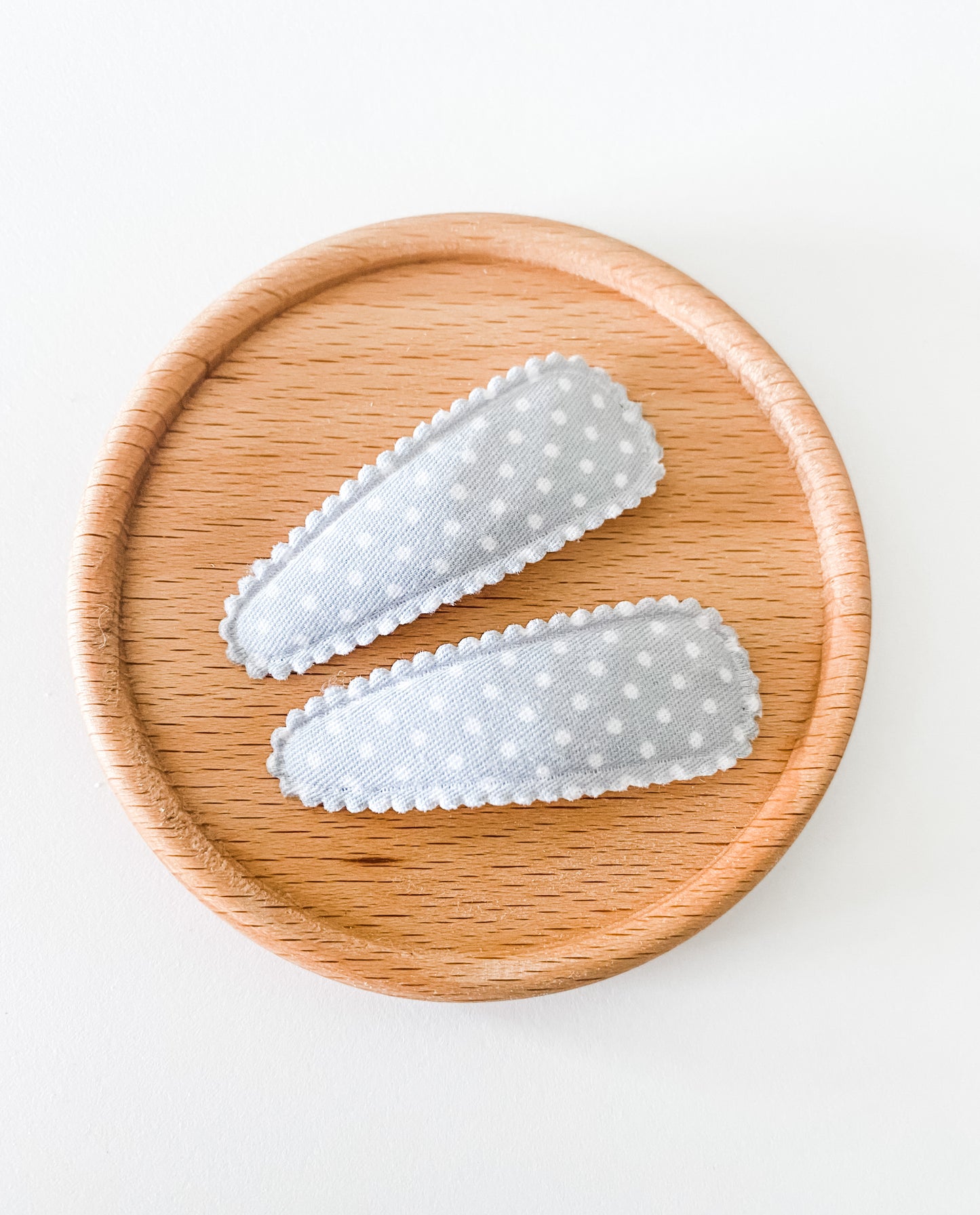 Imogen - Fabric Snap clip duo