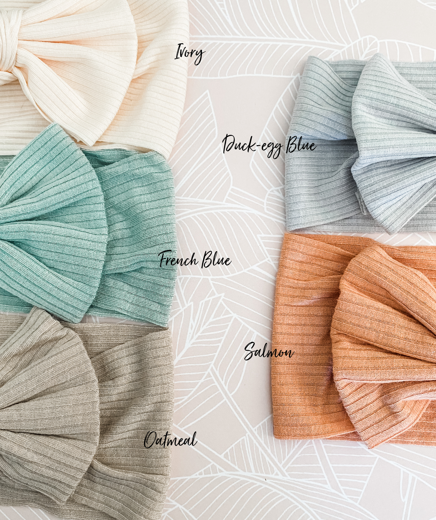 Arlo wide headbands/wraps- 13 colours!