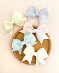 Soft Violets set of 5 bows