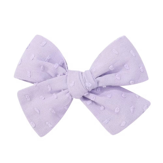 Lilac Pompom hair clip