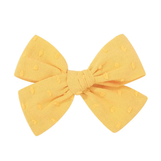 Lemon Pompom hair clip