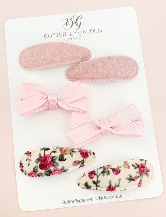 New! Cottage Twinset - Fringe Clips