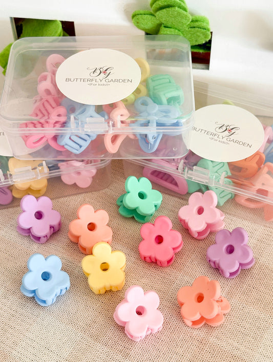 Petite claw clip sets - Blossoms