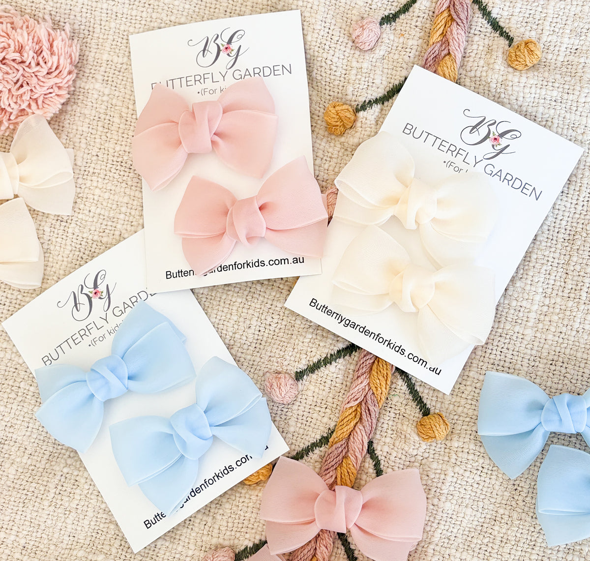 Darcy Bow pairs - 3 colour choices
