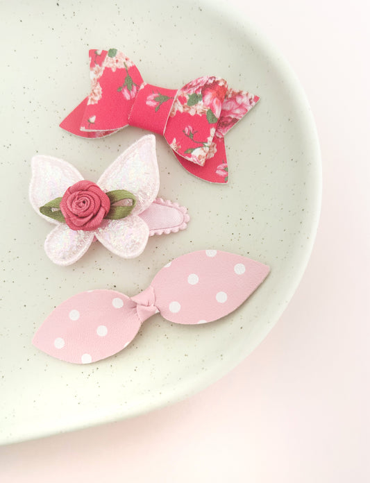 Strawberry Shortcake baby nonslip clip trio