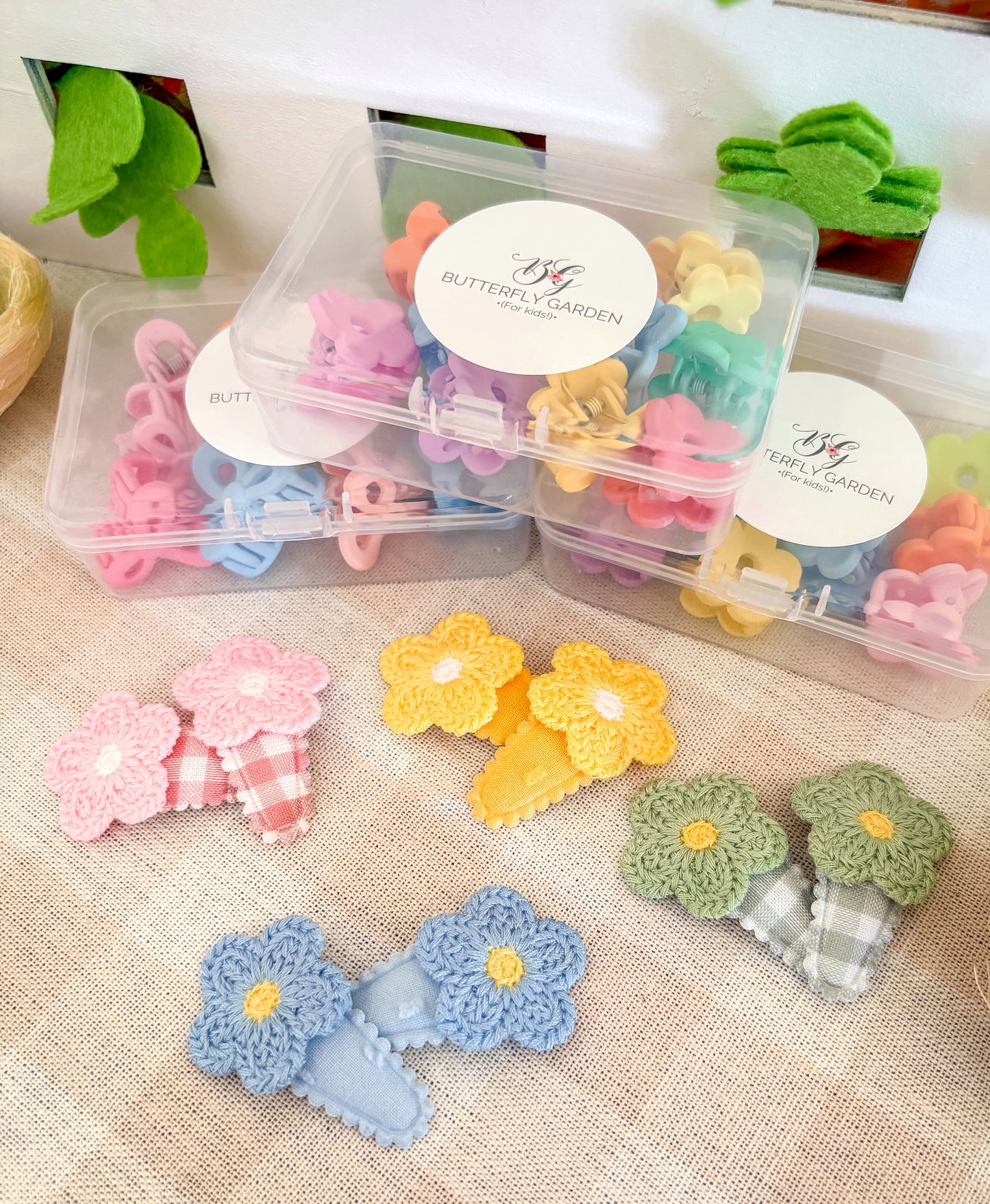 Petite claw clip sets - Bows