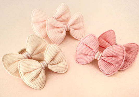 Heirloom Bows Petite Hair Ties - 3 colours to choose from