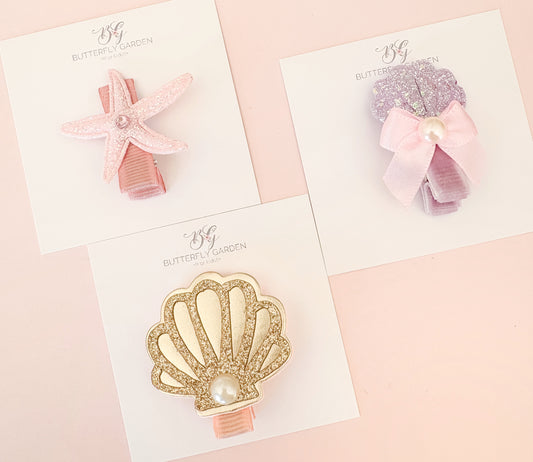 New! Beach Days Fringe Clip collection- 3 designs to choose from!