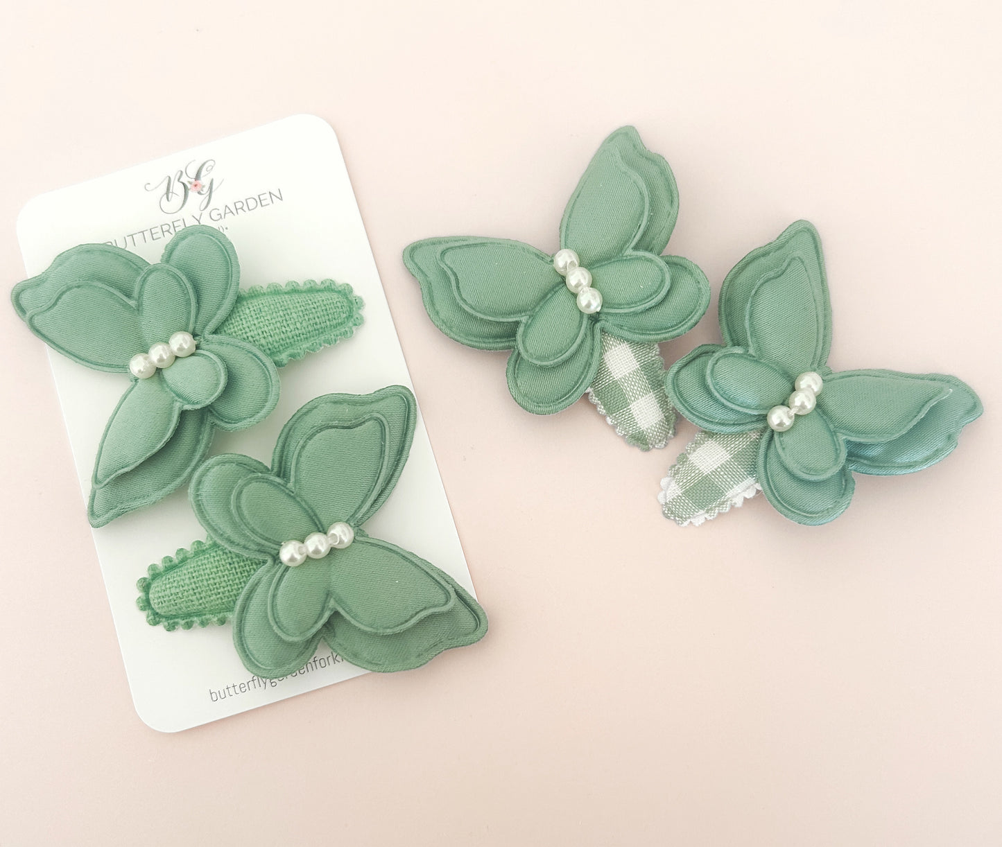 Maeve Teal baby nonslip clip duo - 2 colour options!