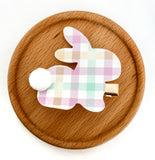 Fluffy Bunny fringe clip- lots of prints!