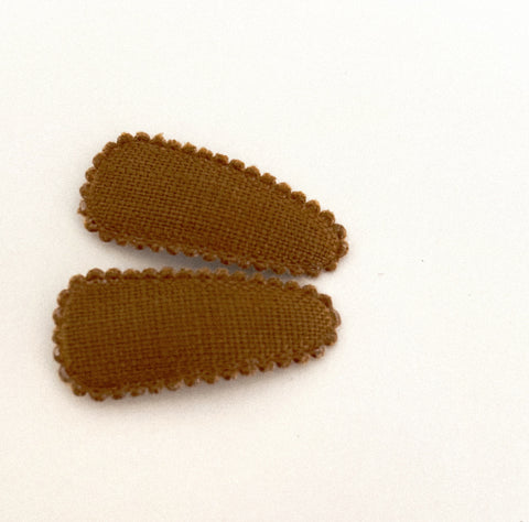 Cocoa Linen Mini Cotton Snaps