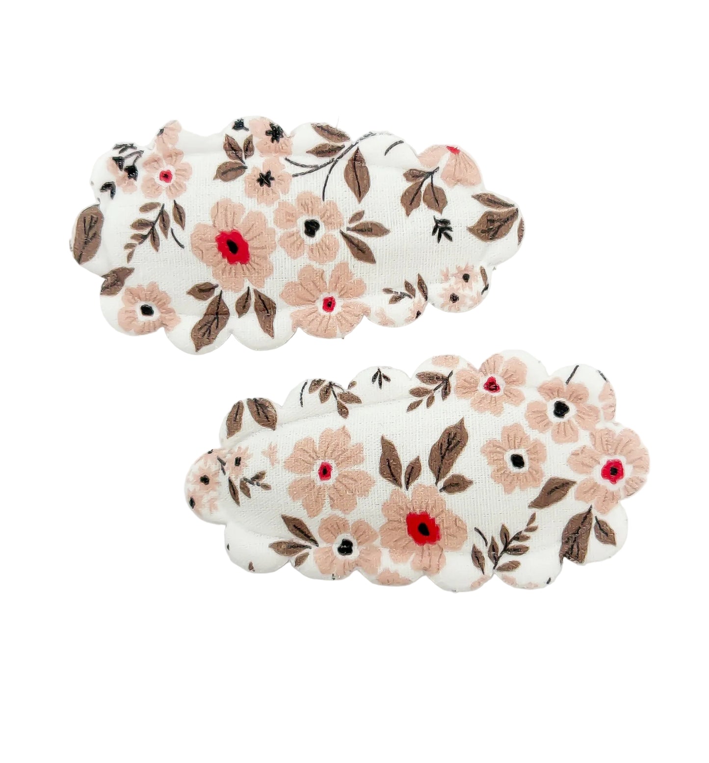 NEW ꕤ The Heirloom Edit- Poppy Large Fabric Fringe clips