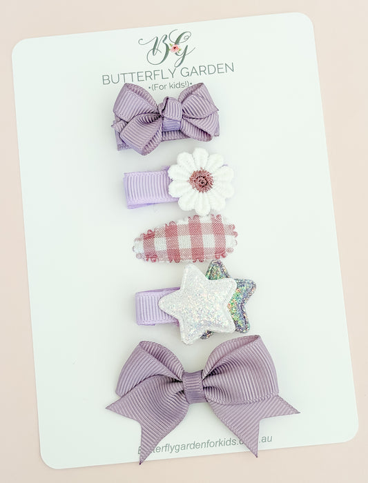 Essentials Set Blossoms & Bows - Amethyst