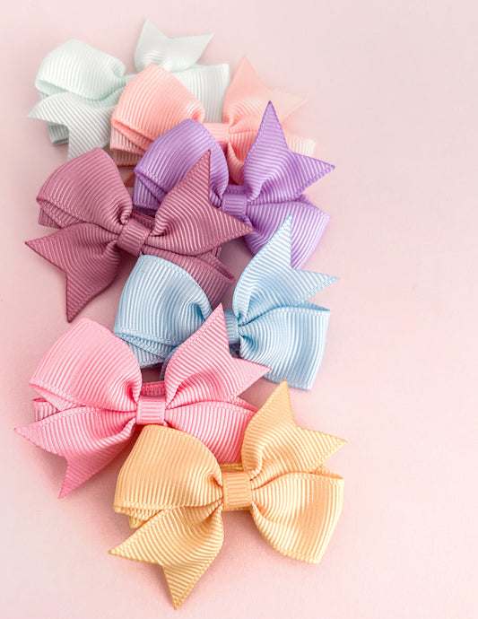 Mini Grace Bow - 32 colours (7 NEW AUTUMNCOLOURS!)