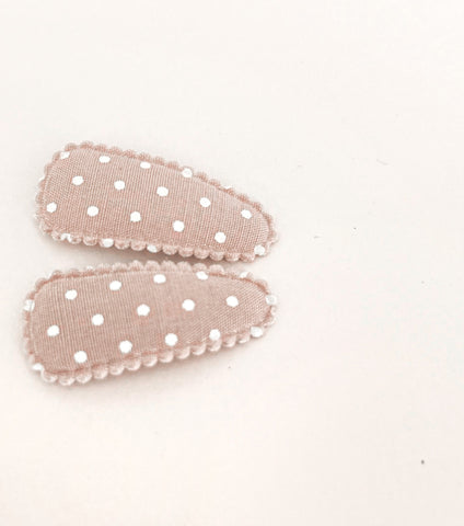 Fawn Dots Mini Cotton Snaps