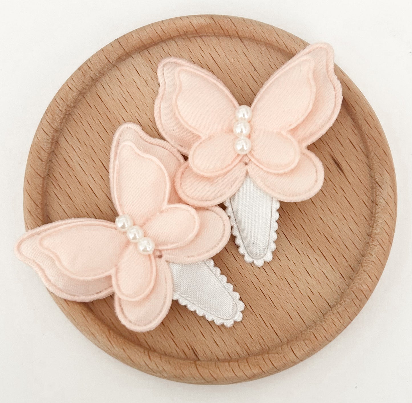Maeve Nude Pink baby nonslip clip duo - 2 colour options!