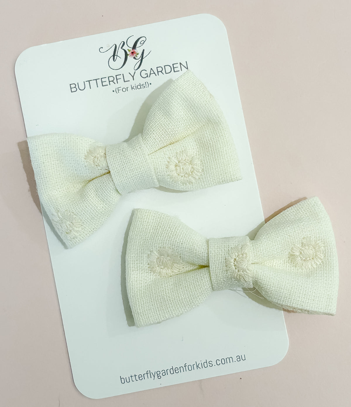 Cammie Bow pairs - Clips or Hair Ties, 5 colours to choose from!