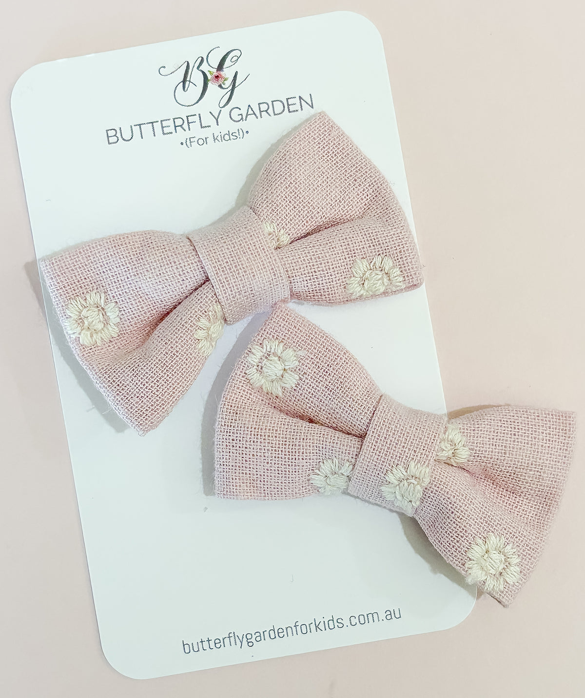 Cammie Bow pairs - Clips or Hair Ties, 5 colours to choose from!