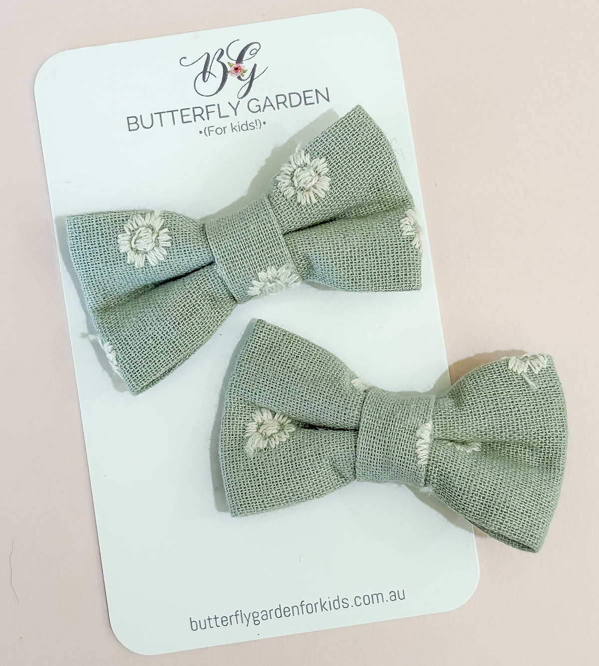 Cammie Bow pairs - Clips or Hair Ties, 5 colours to choose from!