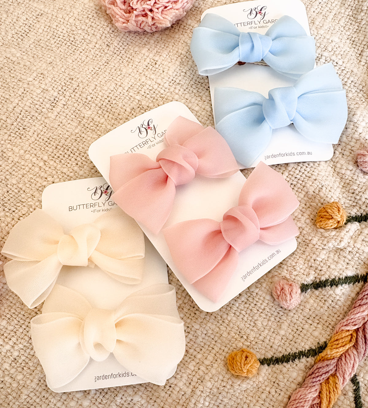 Darcy Bow pairs - 3 colour choices