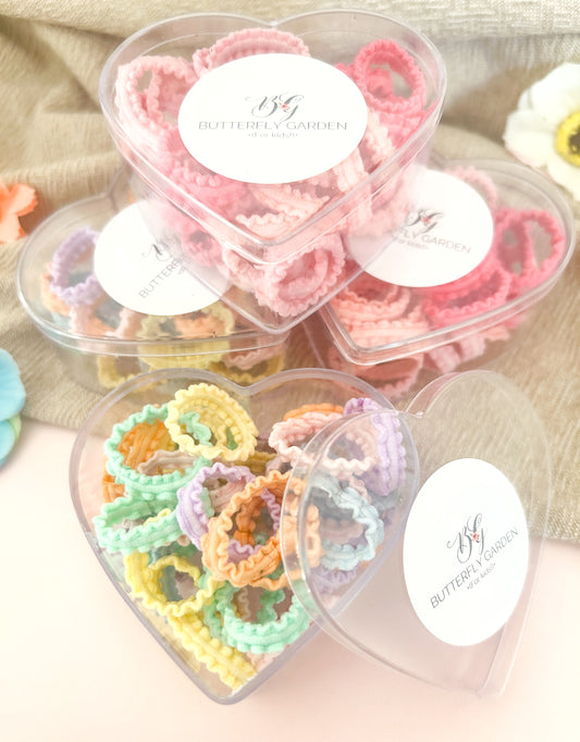 Marshmallow Mega hair tie box- 2 colours