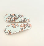 Ava fabric snap clip duo