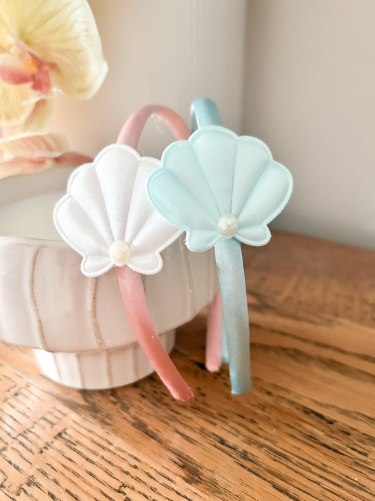 Pastel Seashell Solid Headband