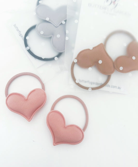 Romy ponytail pair hair ties