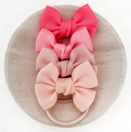 Edie ponytail hair ties - set of 4