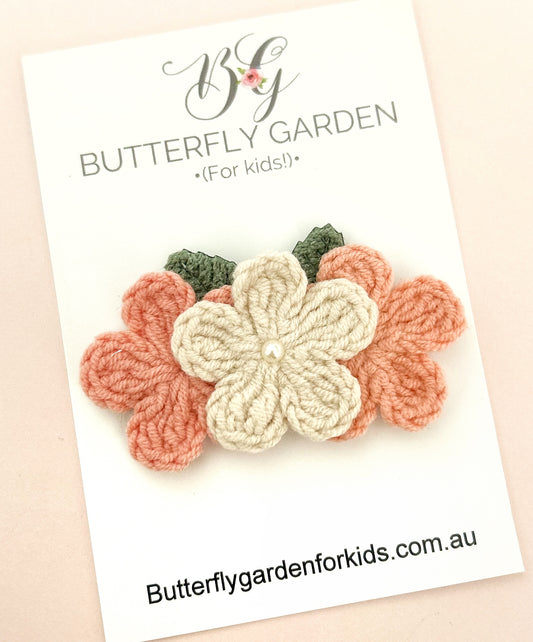 Delicate Petals Clips or Headband - 2 colour options