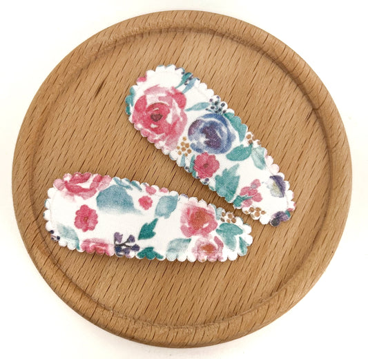Joy fabric snap clip duo