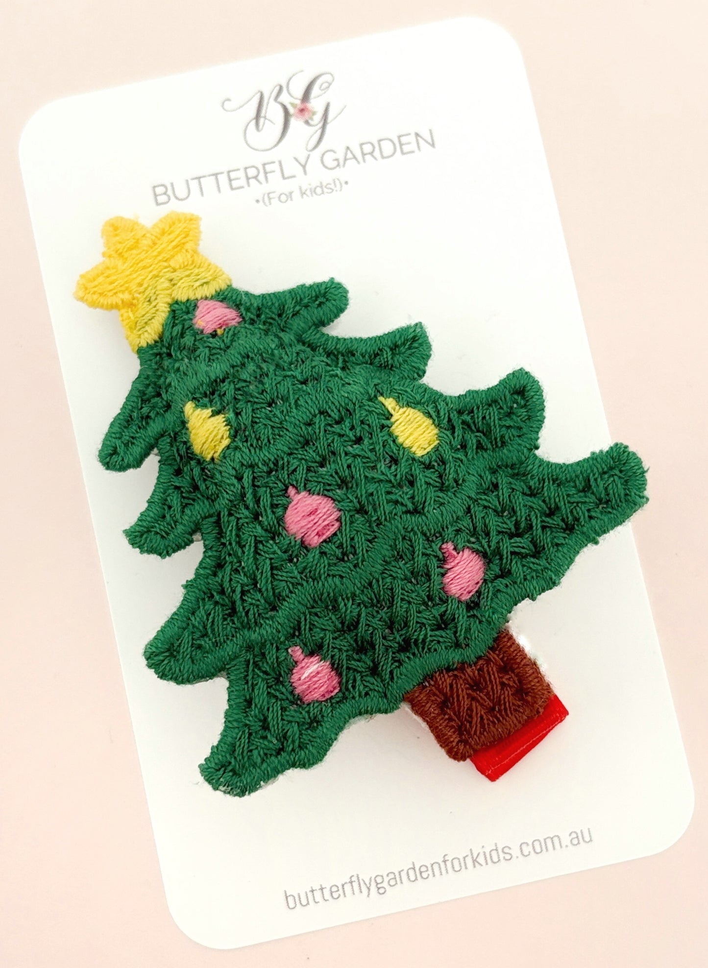 Crochet Christmas Tree nonslip clip