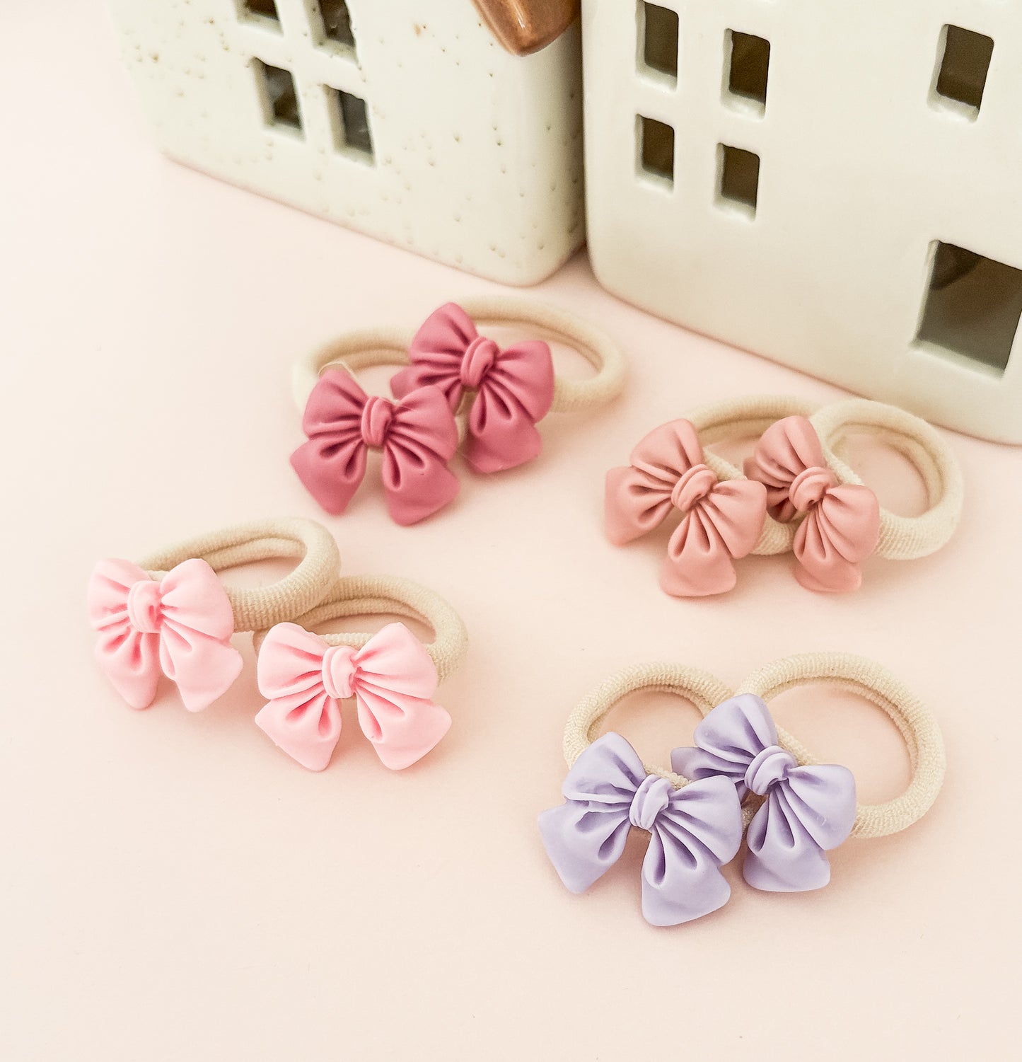 Ballerina Bows Petite Hair Ties - 4 colours