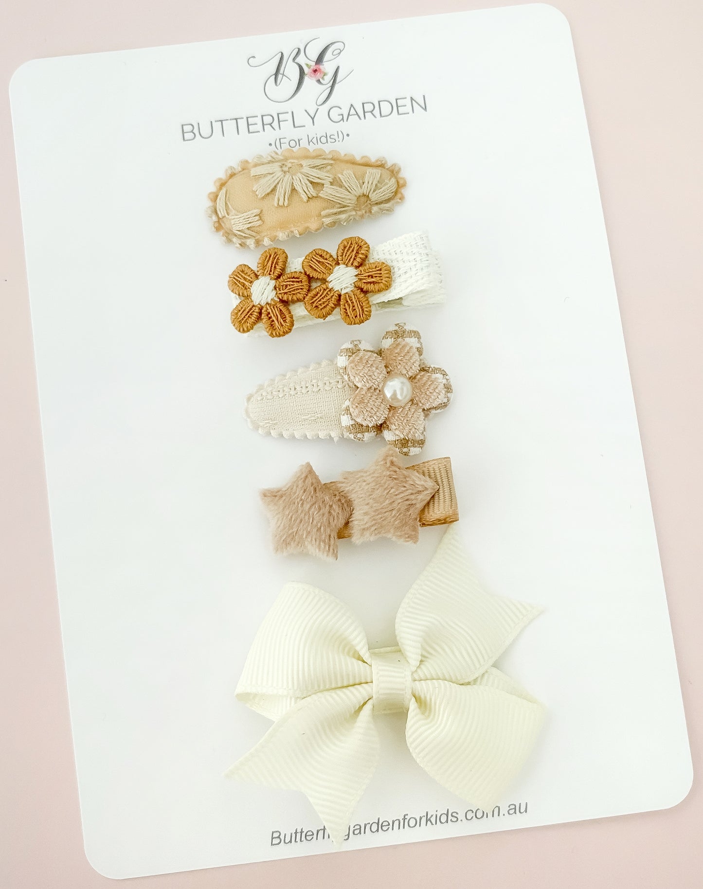 Essentials Set Blossoms & Bows - Ivory