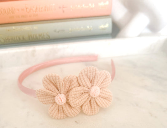PomPom Bloom solid headband