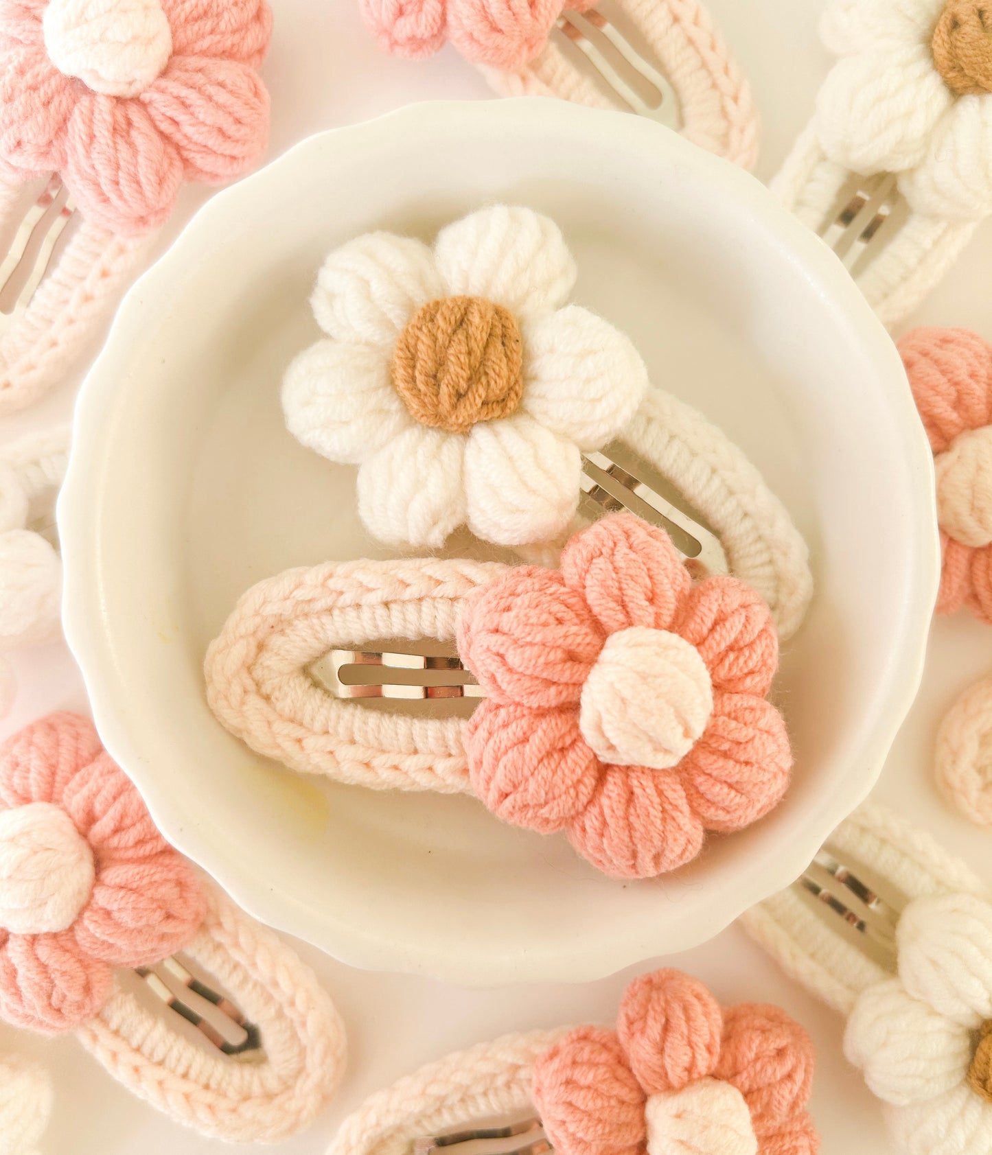 Wistful Bloom Clip - Blush or White