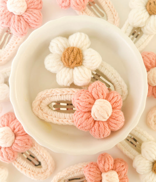 Wistful Bloom Clip - Blush or White
