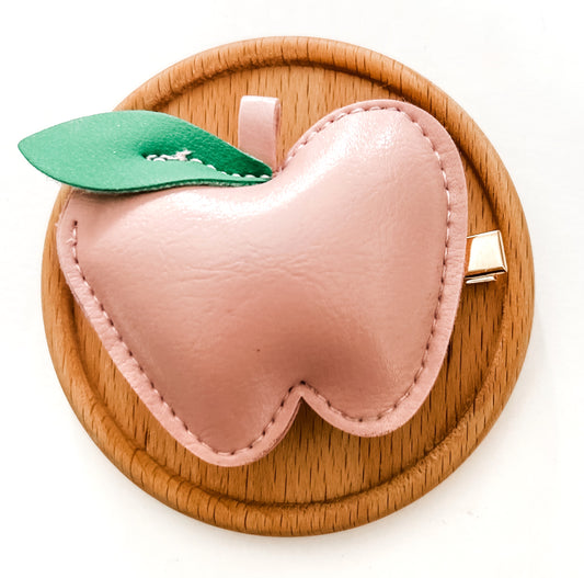 Roses Apple hair clip