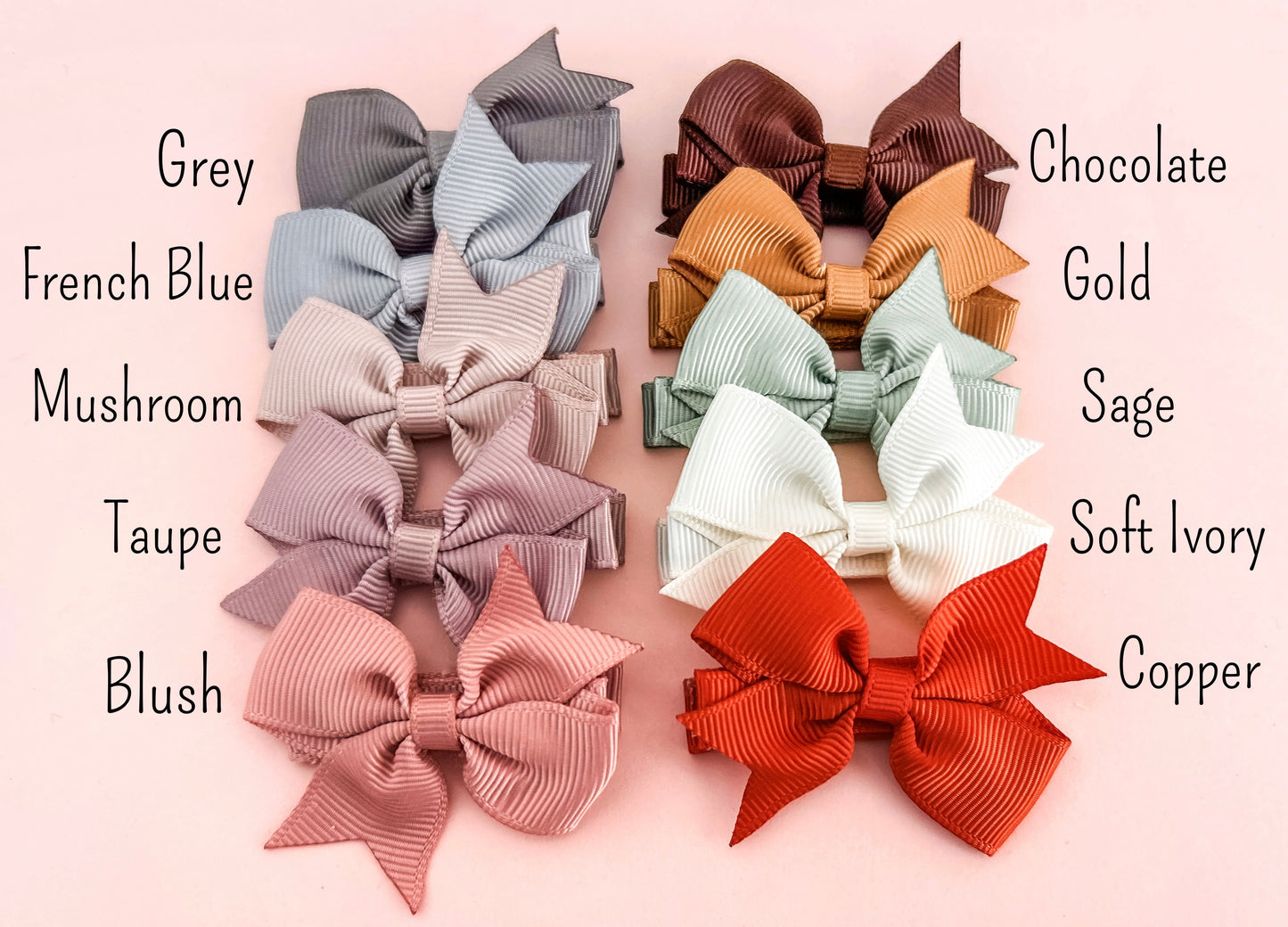 Mini Grace Bow - 38 colours (6 NEW August colours!)