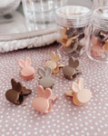 Mini Claw Clip gift set - Neutral Bunnies