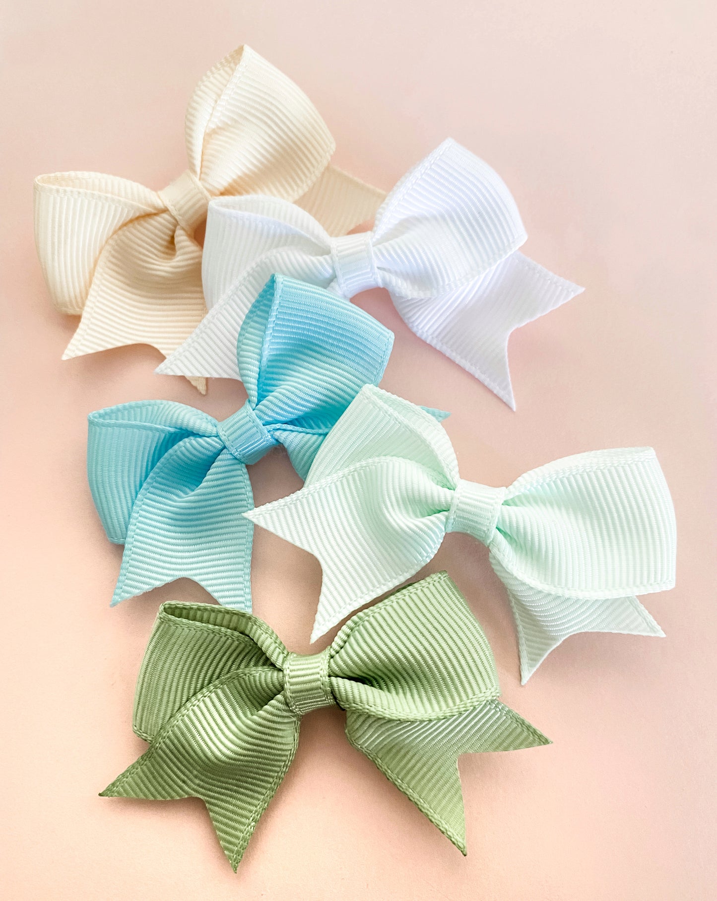 Hydrangea set of 5 bows