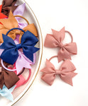 Mini Grace Bow Ponytail Pairs 25 colours- 7 new colours!